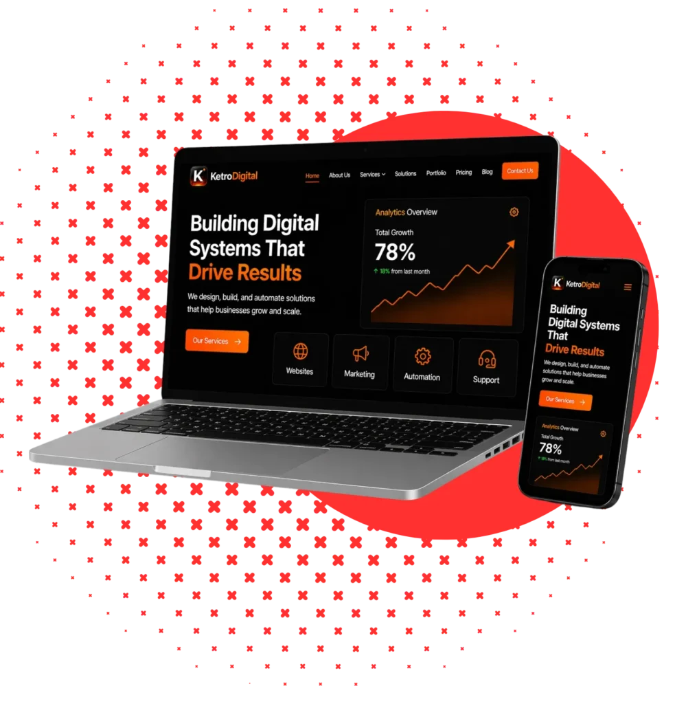 Digital agency providing web design, SaaS systems, and marketing solutions for business growth in Nigeria