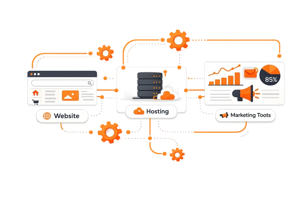 All in one website hosting and management platform for Nigerian businesses